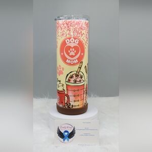 20 oz Dog Mom Sublimation Stainless Steel Tumbler